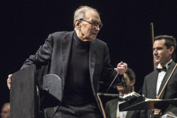 Ennio Morricone (2015) in der Festhalle Frankfurt.